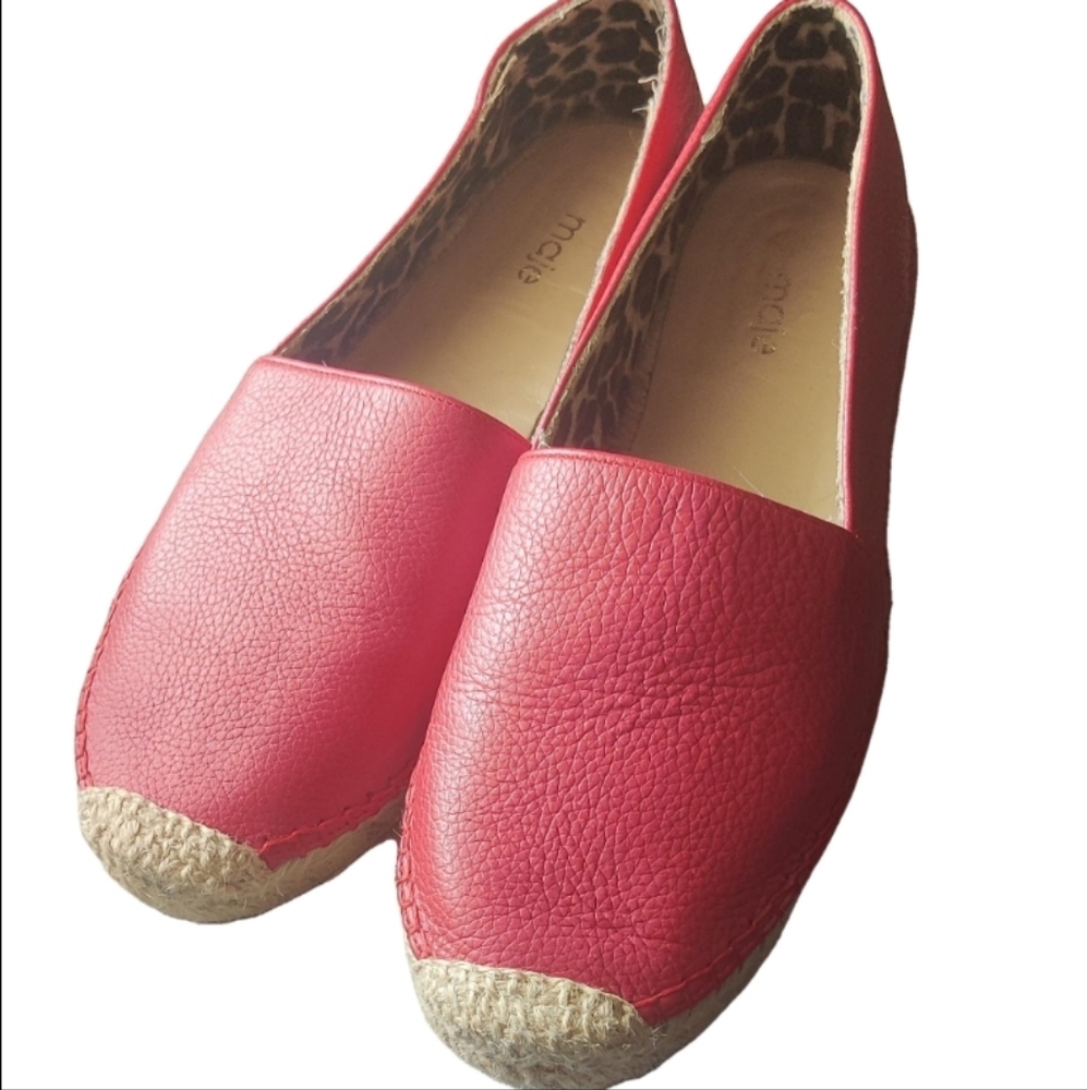 Maje Women's Red Espadrilles Sze 38 (7/7.5)